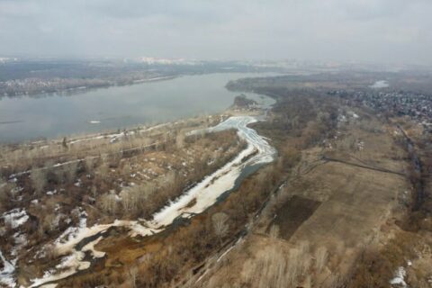 Аэротофосъёмки поймы реки Томь