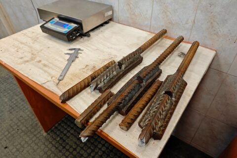 Испытание сварных соединений арматуры для железобетонных конструкций